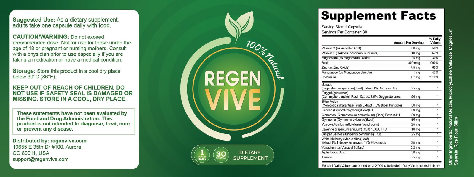 Label RegenVive